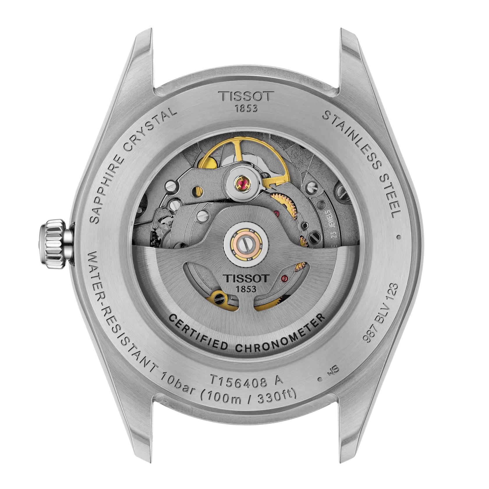 Orologio Uomo Tissot Ballade Powermatic 80 COSC Blu T1564081104300